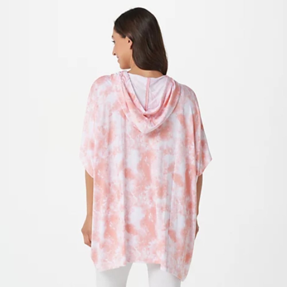 Koolaburra by UGG Baby Terry Tie-Dye Hooded | Coral - Picture 4 of 5